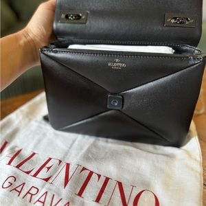 Valentino Garavani One Stud Nappa-leather bag.